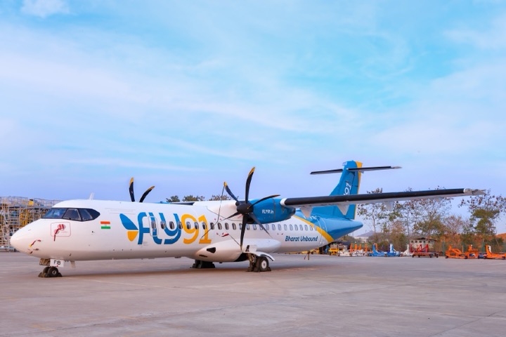 FLY91’s maiden flights from Goa to Agatti, Jalgaon take to the skies
